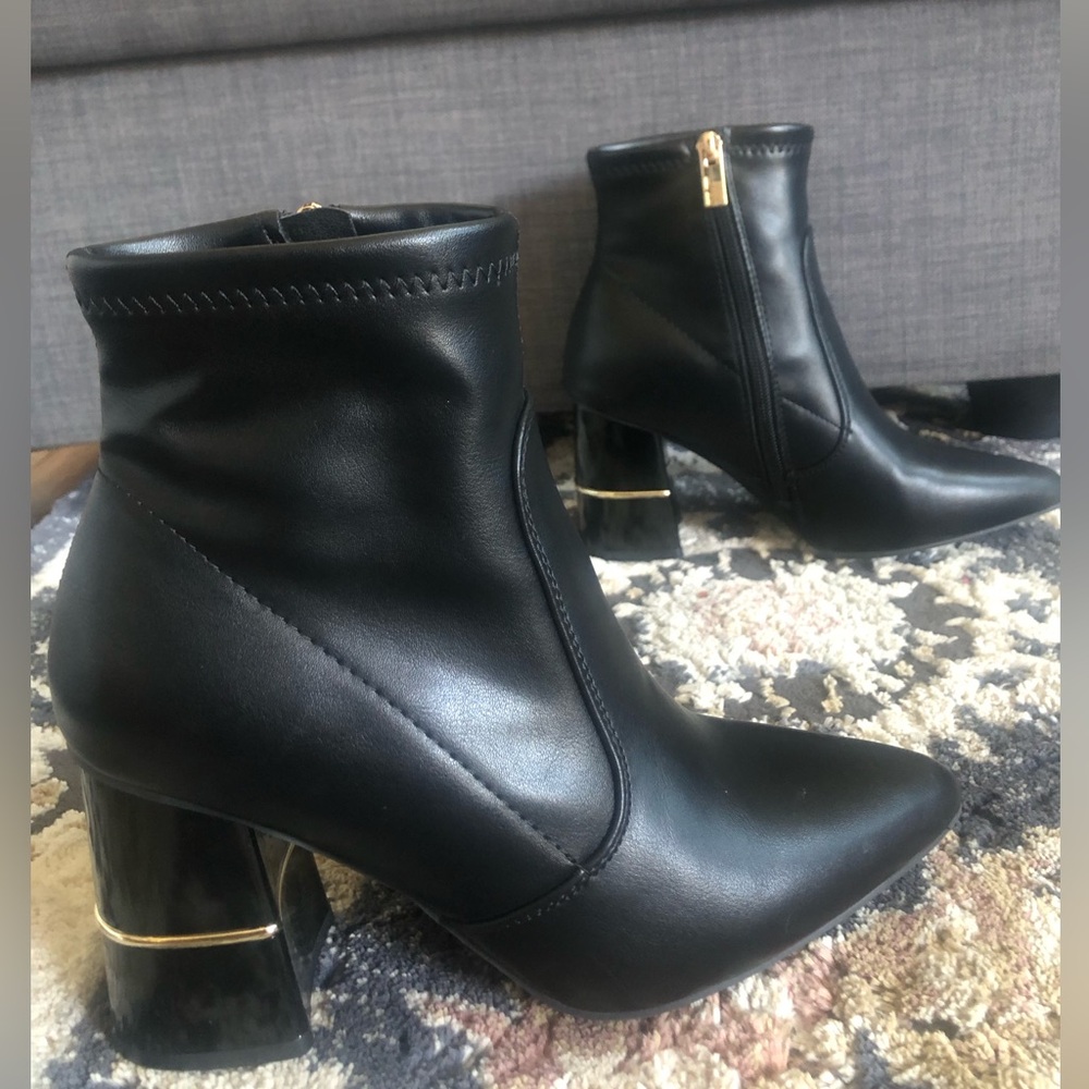 London Fog Black Jericho Booties